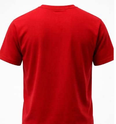 Majestic Lion Splash – Premium Red Graphic T-Shirt - Image 3